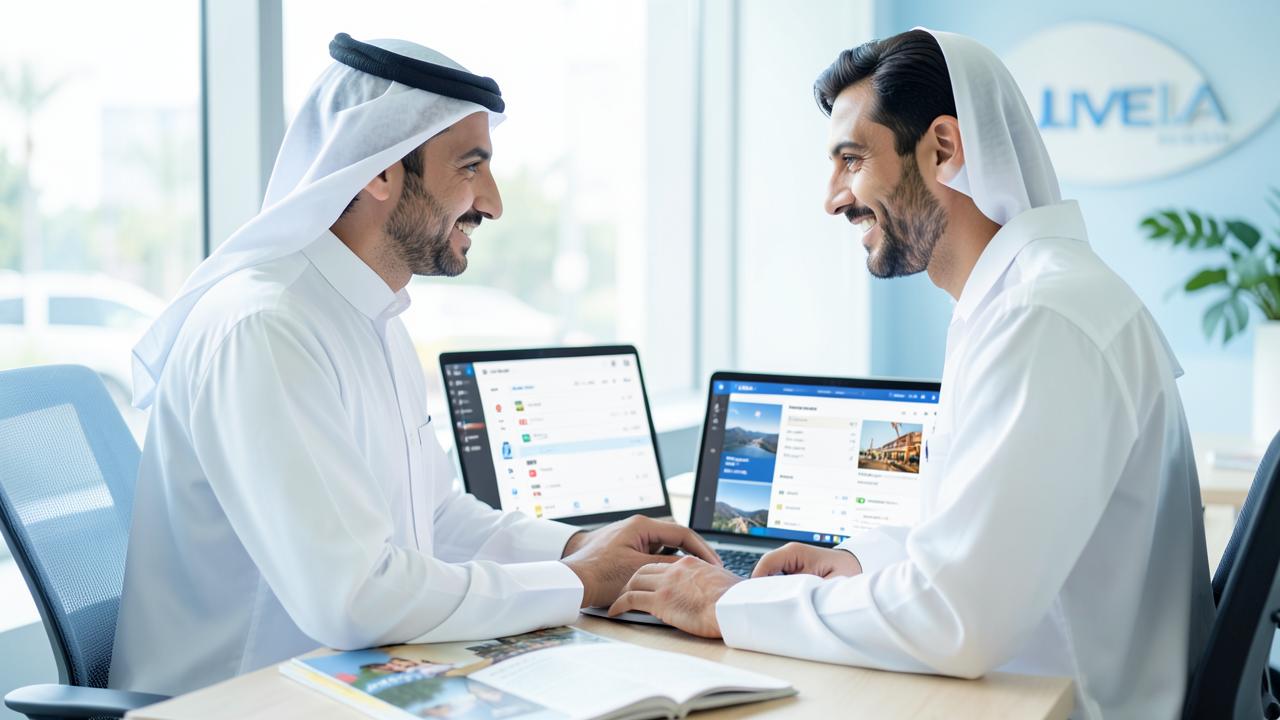 Travel team working on a booking dashboard